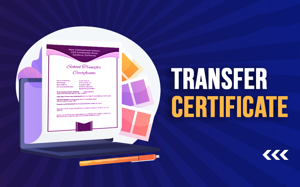 Transfer Certificate